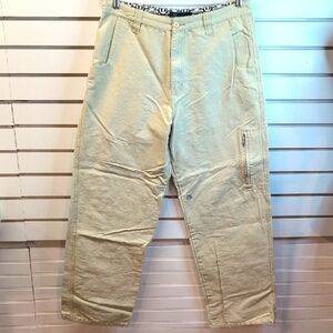 Airwalk Men's 34 Chino Skater Ivory Pant size 34x30 NWOT